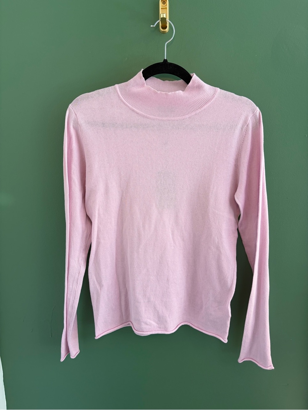 Rails Light Pink Turtleneck Sweater - Picture 2 of 5